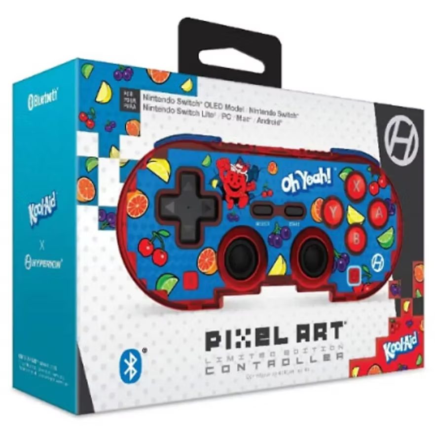 NSW - Hyperkin Limited Edition Pixel Art Bluetooth Controller Official Kool-Aid (Oh Yeah)