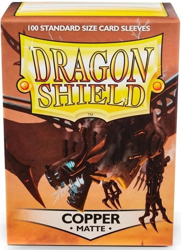 DRAGON SHIELD SLEEVES MATTE COPPER 100CT