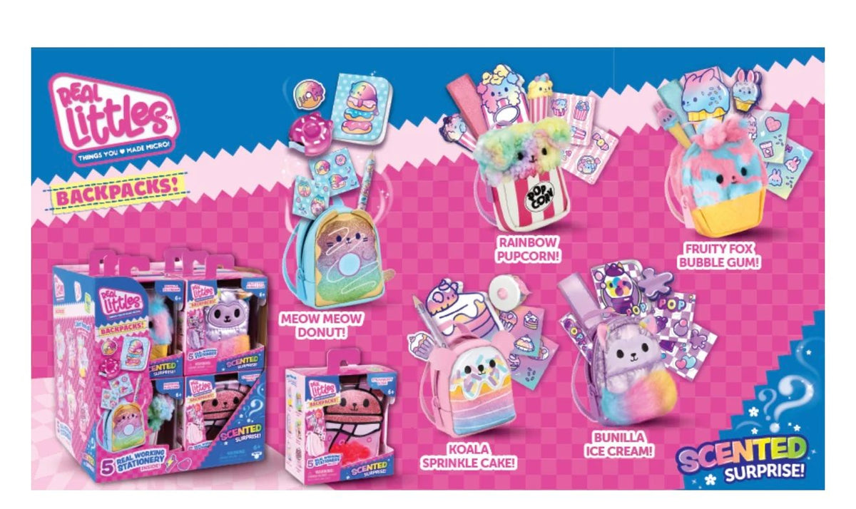 REAL LITTLES BACKPACK SCENTED S9 ASST