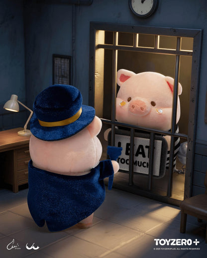 LuLu the Piggy LuLuLand - Too Cute to Jail Prisoner Lu Plush Keychain